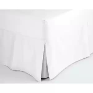Fitted Sheet Valance Single White