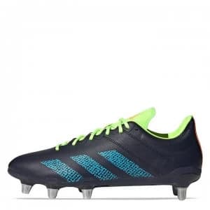 adidas Kakari SG Rugby Boots - Ink/Cyan/Green