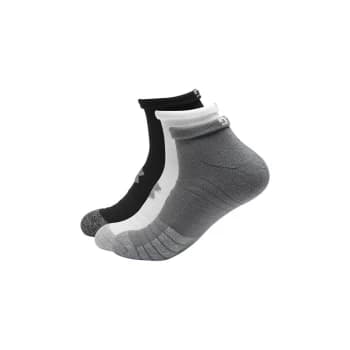 Under Armour Heatgear Socks Locut Steel/White/White - M Size: Medium