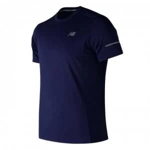 New Balance Core Run T Shirt Mens - Navy