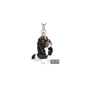 Little Paws Key Ring Cavalier King Charles Spaniel - Tricolour