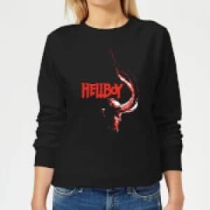 Hellboy Profile Womens Sweatshirt - Black - 5XL