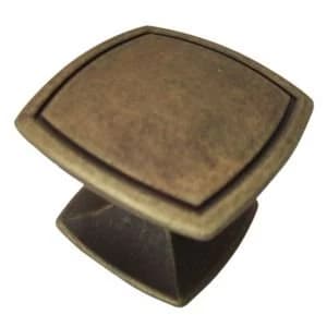 BQ Bronze Effect Square Furniture Knob Pack of 1