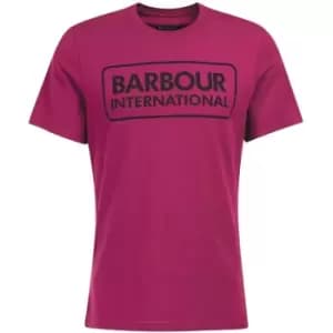 Barbour International Essential Large Logo T-Shirt - Purple