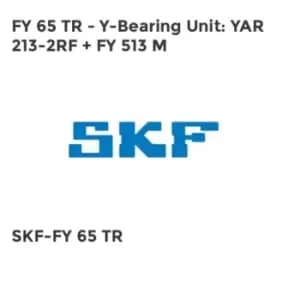 FY 65 TR - Y-Bearing Unit: YAR 213-2RF + FY 513 M
