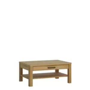 Cortina 1 Drawer Coffee Table In Grandson Oak Effect