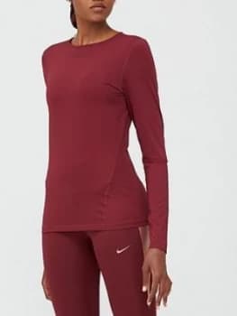 Nike Training Pro Long Sleeve Top - Beetroot Purple