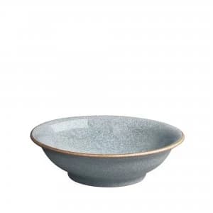 Denby Elements Light Grey Small Shallow Bowl