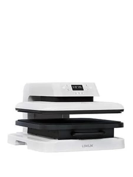 LOKLIK AUTO HEAT PRESS MACHINE-WHITE