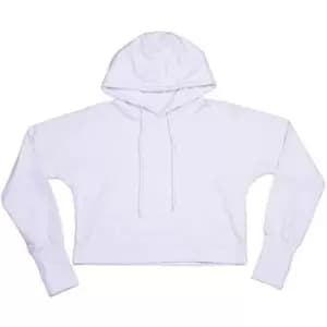 Mantis Womens/Ladies Cropped Crop Top (XS) (White)