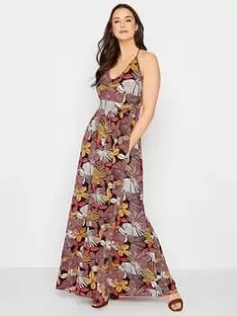 Long Tall Sally Long Tall Sally Spilt Detail Maxi Dress, Orange, Size 12, Women