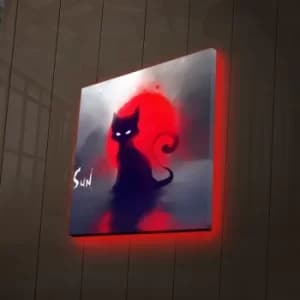 2828DACT-46 Multicolor Decorative LED Lighted Canvas Painting