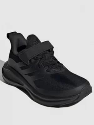 Adidas Kids Unisex Fortarun El K, Triple Black, Size 1