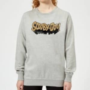 Scooby Doo Retro Colour Logo Womens Sweatshirt - Grey - L