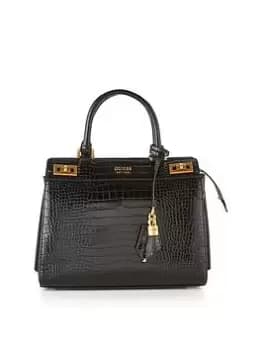 Guess Katey Large Mock Croc Satchel