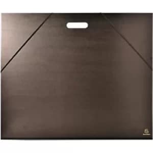 Exacompta Kraft Art Folder, 500x650, Black, Pack of 5