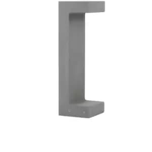 Netlighting Merano Beaumont Outdoor Bollard Grey Cement Glass LED 8W 380Lm 3000K