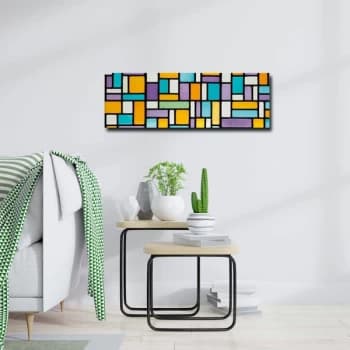 3090ABSC - 018 Multicolor Decorative Canvas Painting