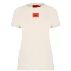 Hugo Boss The Slim T-Shirt Light Beige Size L Women
