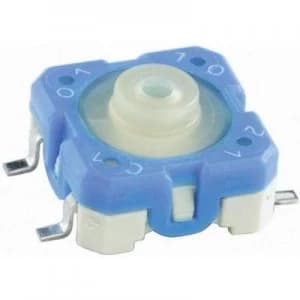 RAFI 114100503 Pushbutton 42 V DCAC 0.1 A 1 x OffOn momentary