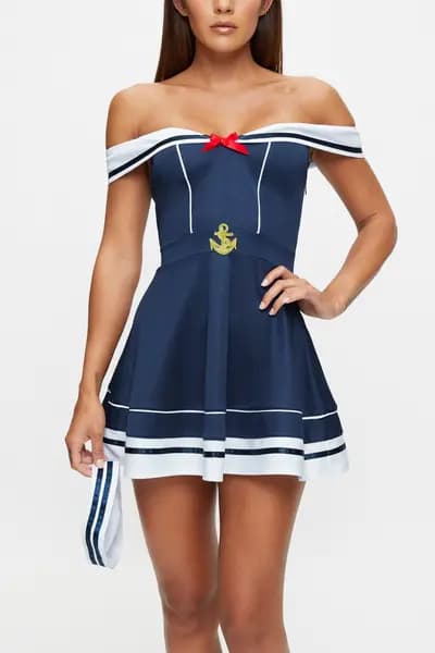 Ann Summers Sexy Sailor Outfit White