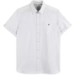 Ted Baker Tanas Ss Stripe Shirt - Purple