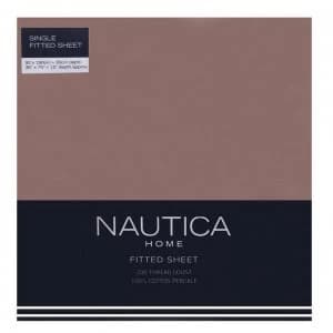 Nautica Fitted Sheet - Mocha