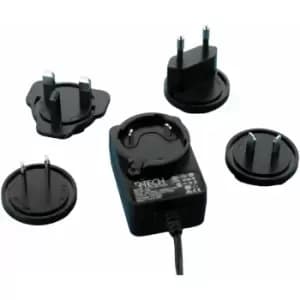 857066 AC/DC Adapter 12vdc 1amp Multi Head - R-tech