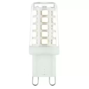2.3W LED G9 Light Bulb Clear Cool White 4000K 220 Lumen Mini Small Indoor Lamp