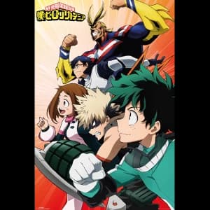 My Hero Academia Heroes Maxi Poster