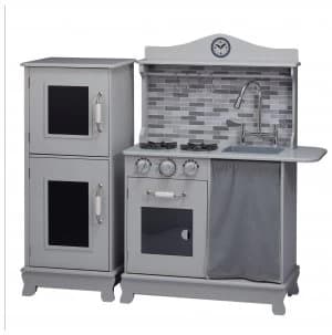 Teamson Kids Farmhouse Play Kitchen Grey.