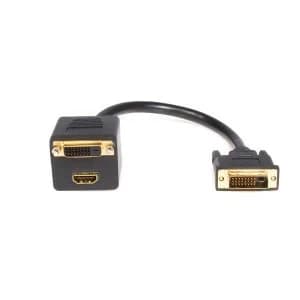 StarTech 1ft DVI D to HDMI Splitter