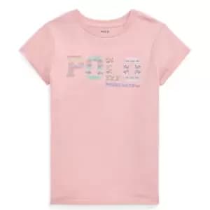 Polo Ralph Lauren Polo Ralph Lauren Print Logo T-Shirt Junior Girls - Pink
