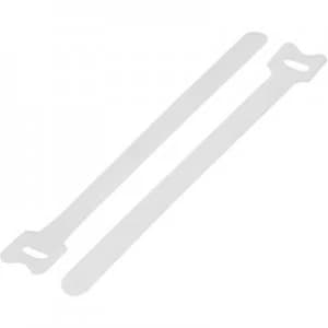 Hook and loop cable tie for bundling Hook and loop pad L x W 240 mm x 16 mm