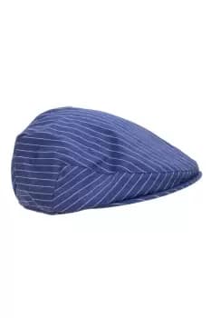 Striped Flat Cap