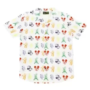 Cakeworthy Rainbow Sensational 6 Camp Callar Shirt - M