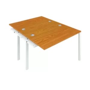 Jemini 2 Person Extension Bench Desk 1200x1600x730mm Nova Oak KF808626