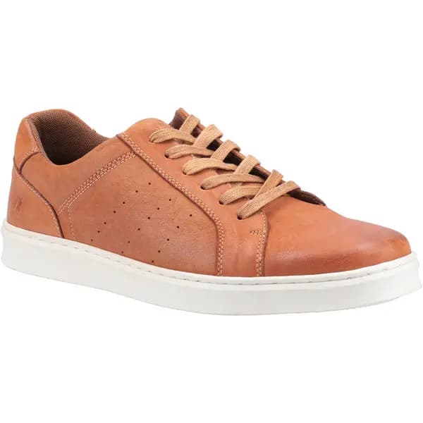 Hush Puppies Mens Mason Leather Lace Up Casual Trainers Shoes - UK 10