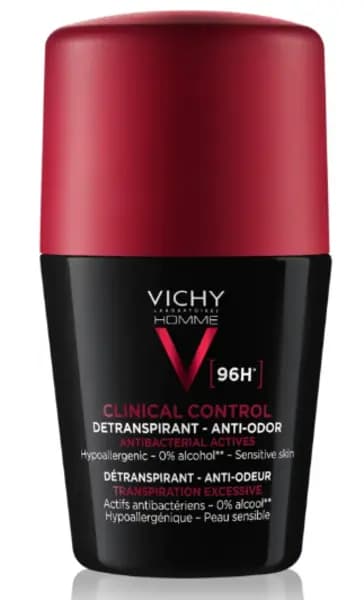 Vichy Homme Clinical Control Roll On Deodorant For Him 50ml