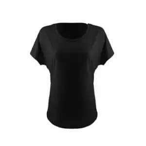 Next Level Womens/Ladies Ideal Dolman T-Shirt (L) (Black)