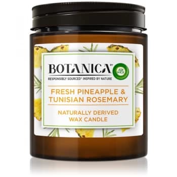 Air Wick Botanica Fresh Pineapple & Tunisian Rosemary Scented Candle 205g