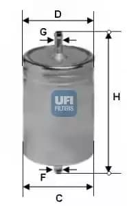 UFI 31.611.00 Fuel Filter Petrol