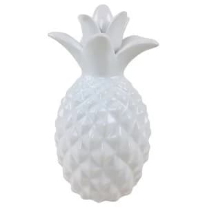 White Gloss Pineapple Ornament