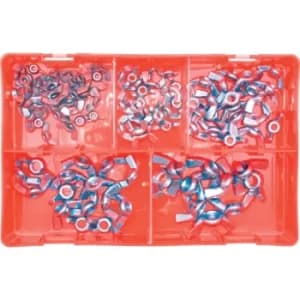 Nuts Steel Metric Wing BZP Kit