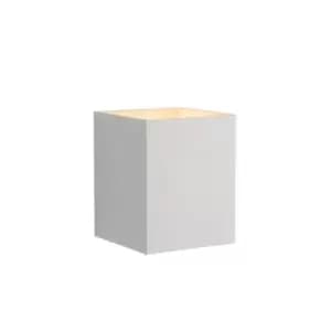 Lucide Xera Modern Square Up Down Wall Light 1xG9 White