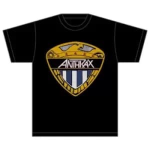 Anthrax - Eagle Shield Unisex Medium T-Shirt - Black