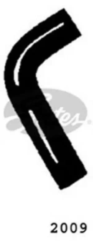 Curved Radiator Hose 160mm X 25 Gates 2009