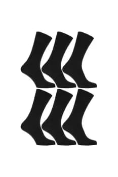 100% Cotton Non Elastic Top Gentle Grip Socks (Pack Of 6)