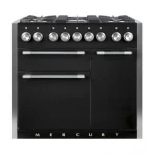 Mercury MCY1000DFLQ 93120 1000mm Dual Fuel Range Cooker - Liquorice Finish
