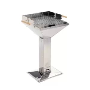 Landmann Stainless Steel Square Grill Pedestal BBQ
